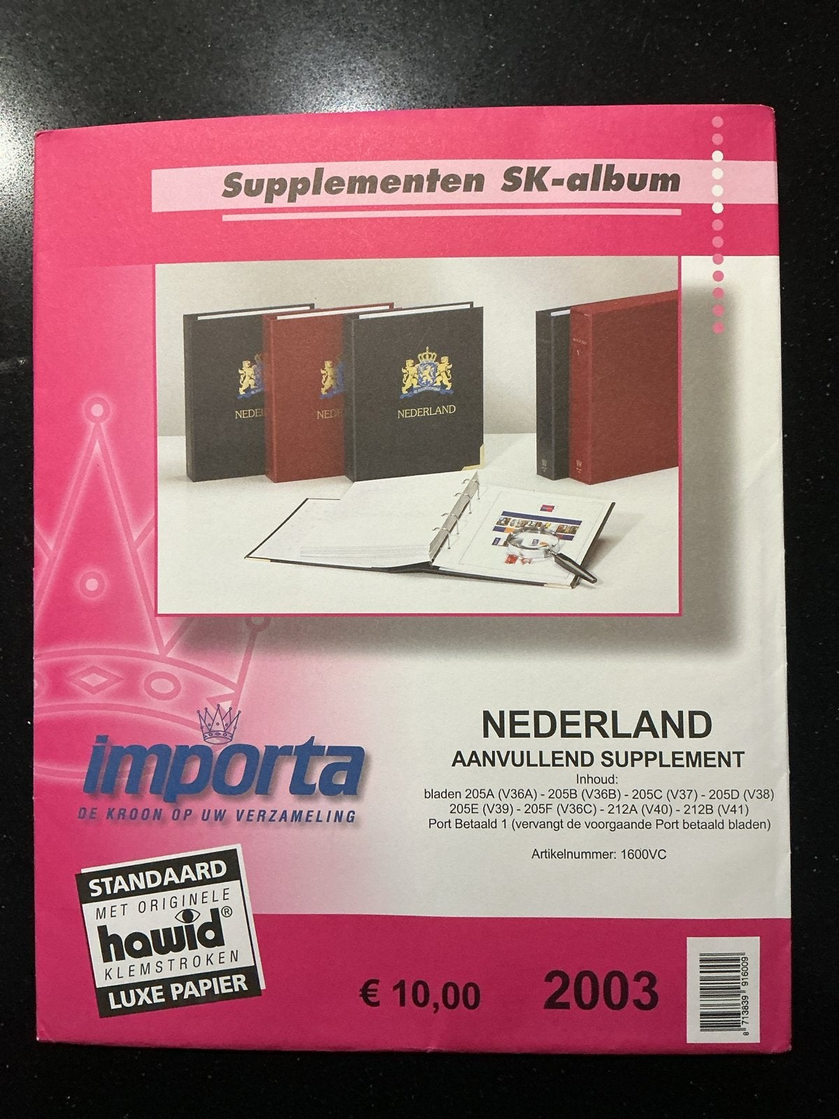 Importa Supplementen SK-album Nederland 2003, Postzegels en Munten, Ophalen of Verzenden, Na 1940, Postfris
