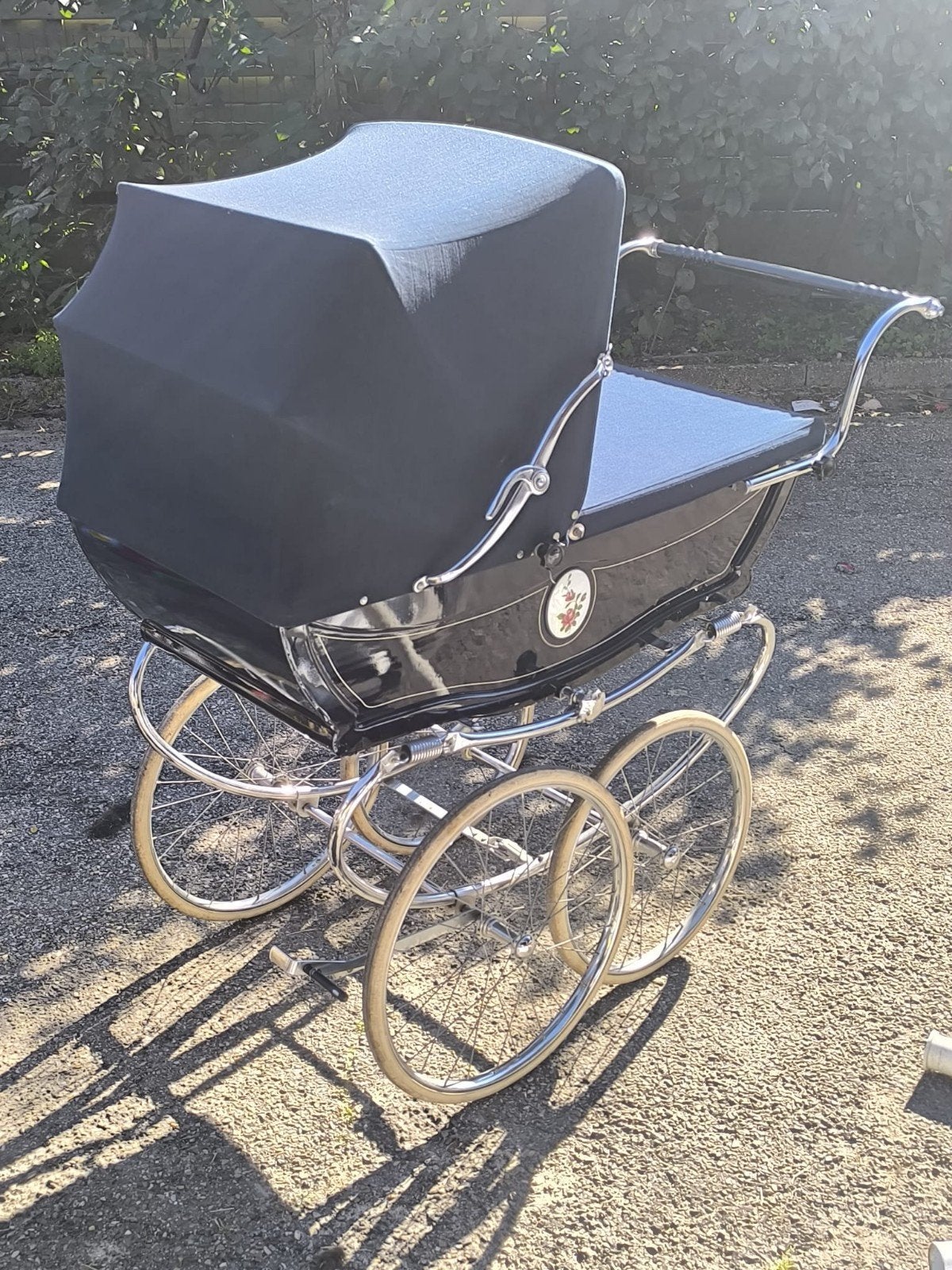 Vintage Kinderwagen - Klassieke Stijl, Zo goed als nieuw, Met reiswieg, Ophalen, Kinderwagen