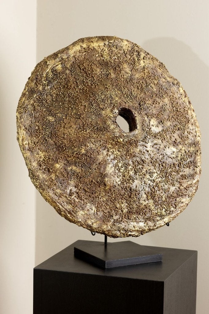 The Echo- Abstract sculpturaal object 62 cm- Unearthed, Handgemaakt, Meerkleurig, Object, Ophalen of Verzenden