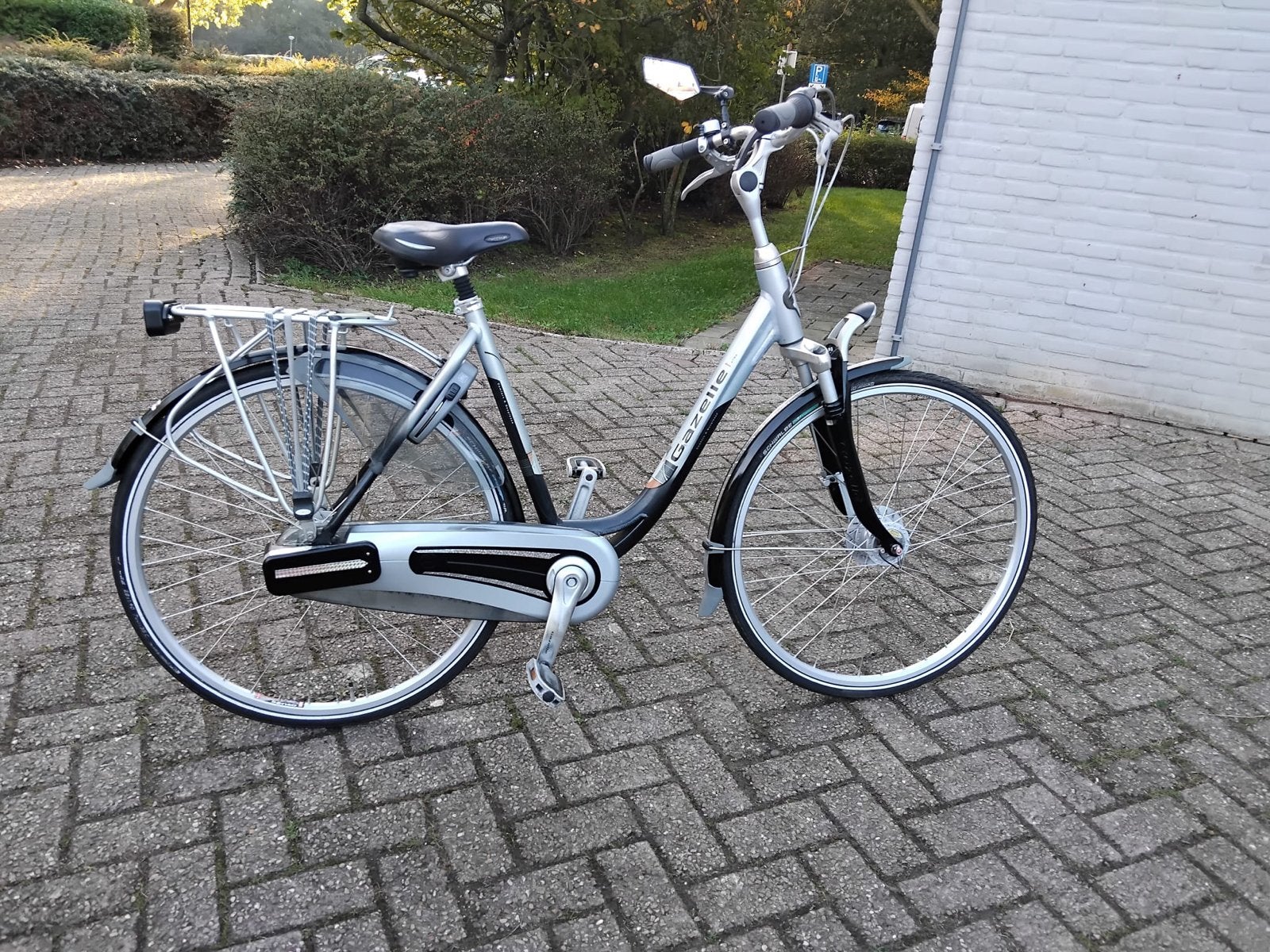 GAZELLE ORANGE INCH 28 VERS 7 ALIUMINIUM, 53 tot 56 cm, Versnellingen, Ophalen of Verzenden, Zo goed als nieuw