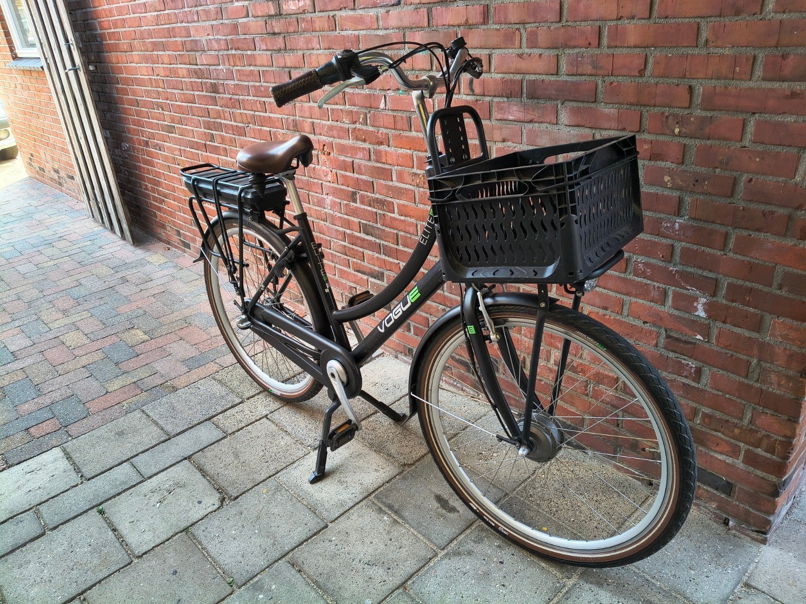 vogue elite e bike 3900km! nieuwstaat! transportfiets, Zo goed als nieuw, 47 tot 51 cm, 50 km per accu of meer, Ophalen