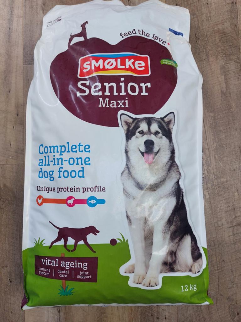 Smolke Senior Maxi 12 kg hondenvoer, Ophalen, Hond