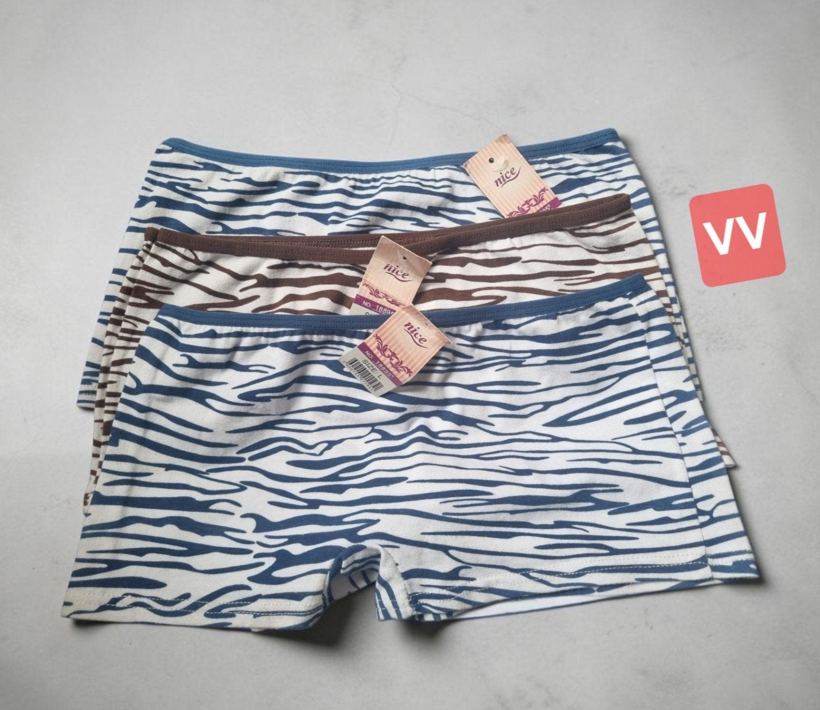 Set van 3 Nice boxershort slips met zebraprint - Maat L, Nice, Ophalen of Verzenden, Slip