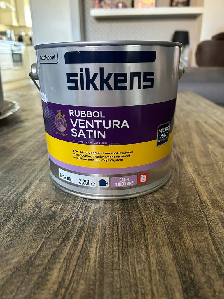 Sikkens buitenverf Rubbol 2,5L kleur blauw (5023), Ophalen, Blauw, Nieuw, Lak