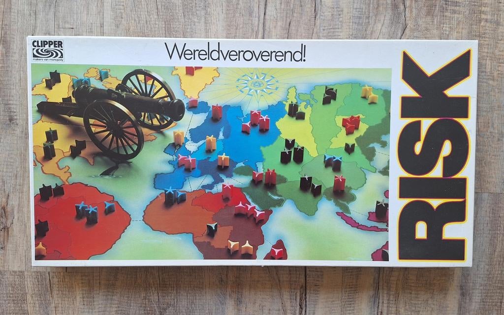 Risk - Clipper retro editie, Hobby en Vrije tijd, Denksport en Puzzels, Ophalen of Verzenden, Minder dan 500 stukjes, Zo goed als nieuw