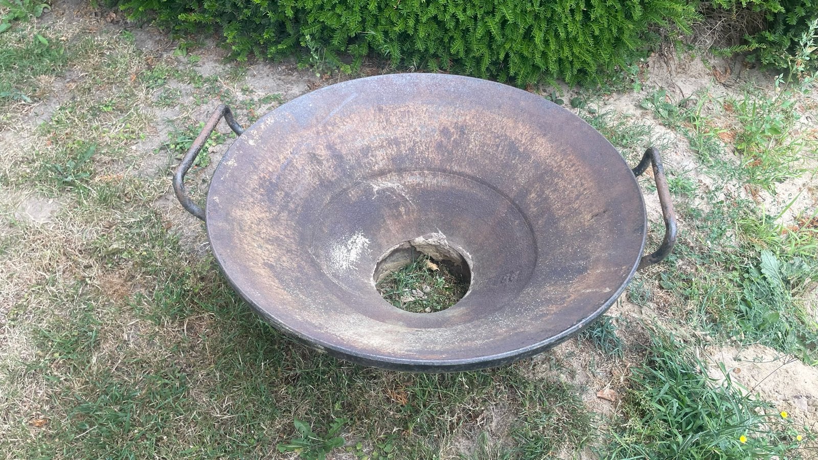 Gietijzeren vuurschaal / vuurkorf, Tuin en Terras, Vuurkorven, Ophalen, Gebruikt, Vuurkorf