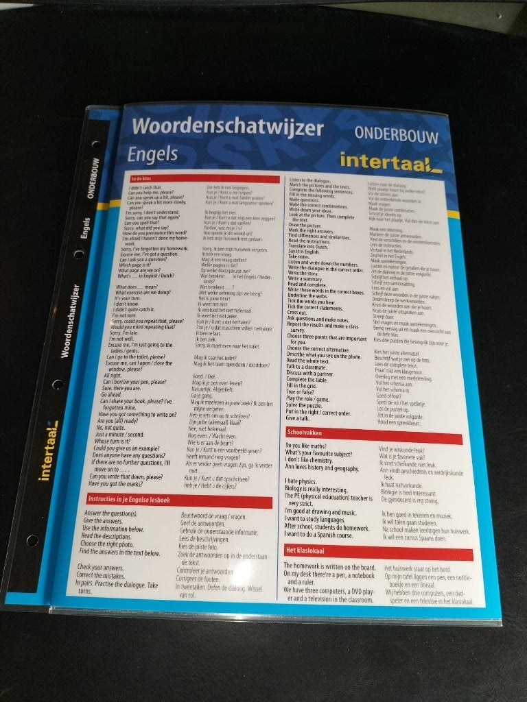 Engels - woordenschatwijzer - onderbouw - intertaal - Nieuw, Ophalen, Nieuw, Overige niveaus, Engels