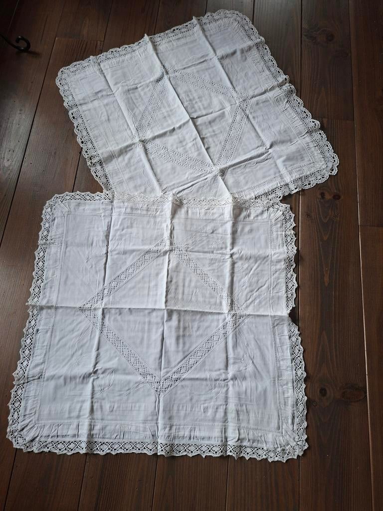 Oude antieke brocante slopen Xl, Ophalen of Verzenden, Zo goed als nieuw, Tweepersoons, Dekbedovertrek