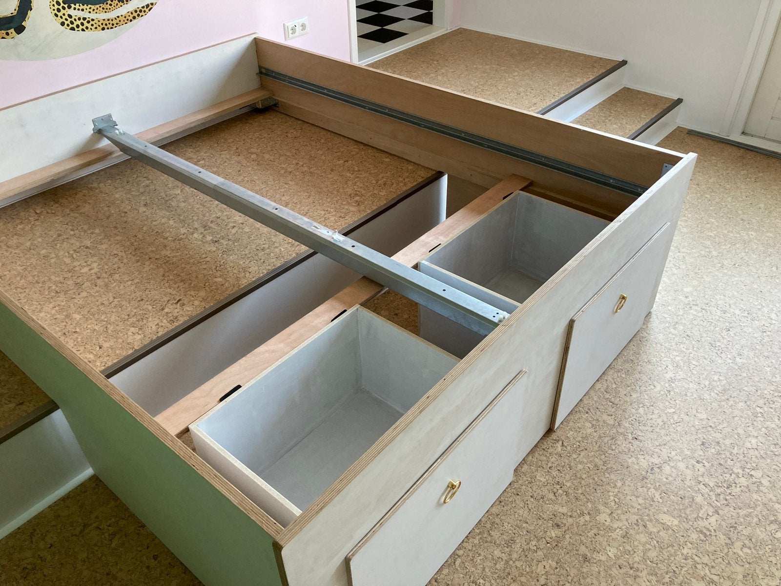 Bed op maat, Ophalen, Eigen, 210 cm, Woodwave Projects