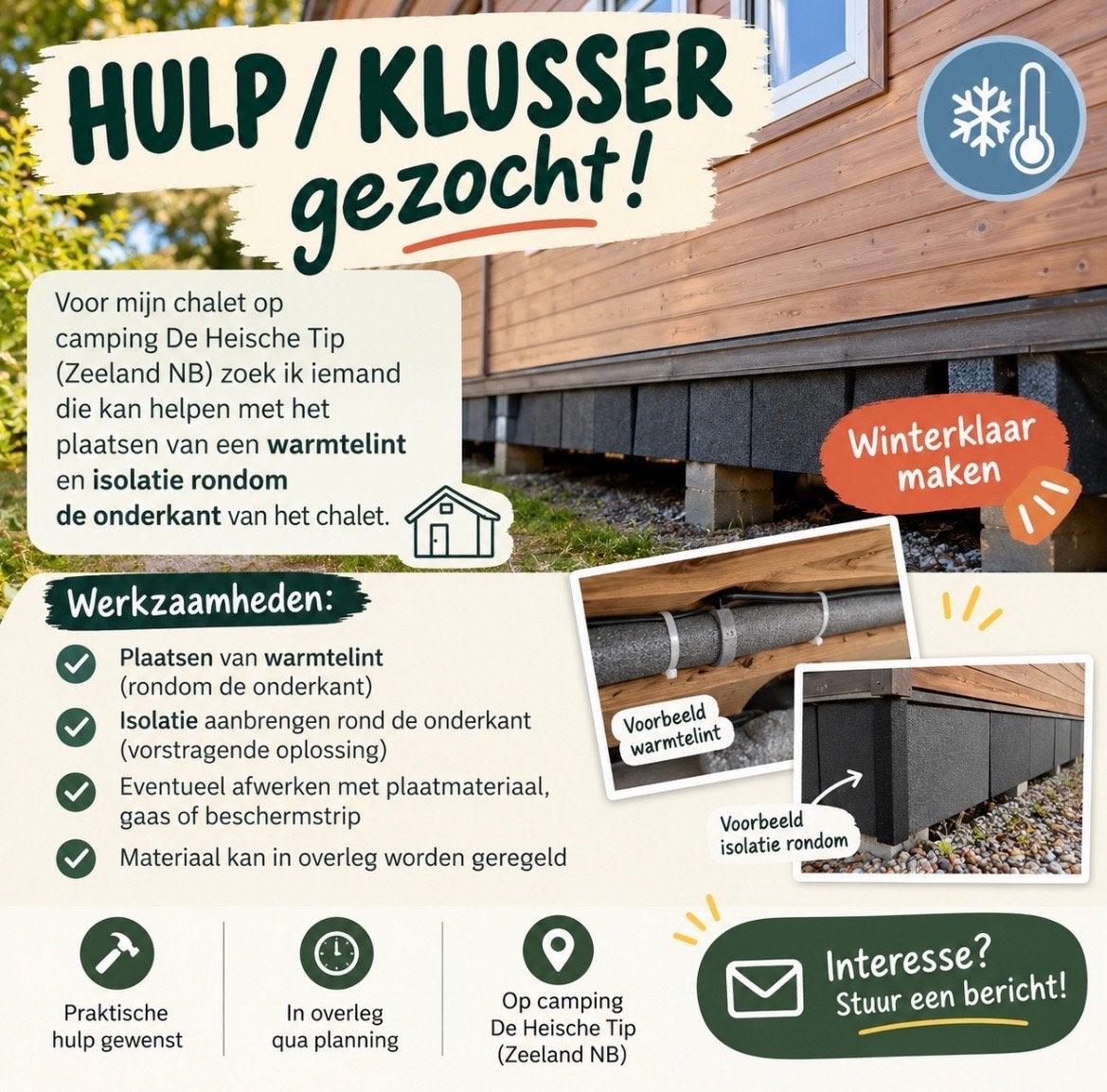 Hulp / klusser gezocht, Overige niveaus, Overige vormen
