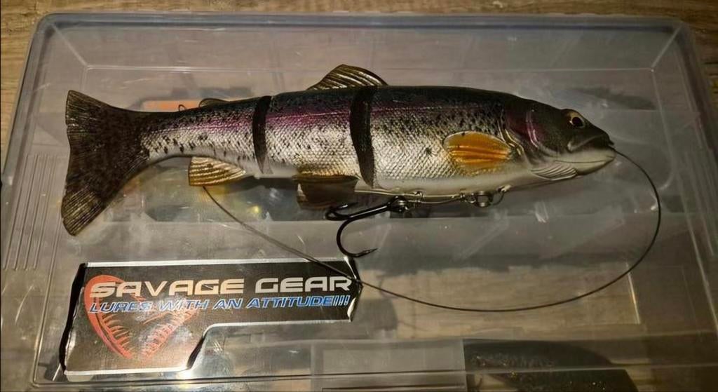 Savage gear line tru trout 25cm slow sink versie, Watersport en Boten, Hengelsport | Roofvissen, Ophalen of Verzenden, Zo goed als nieuw