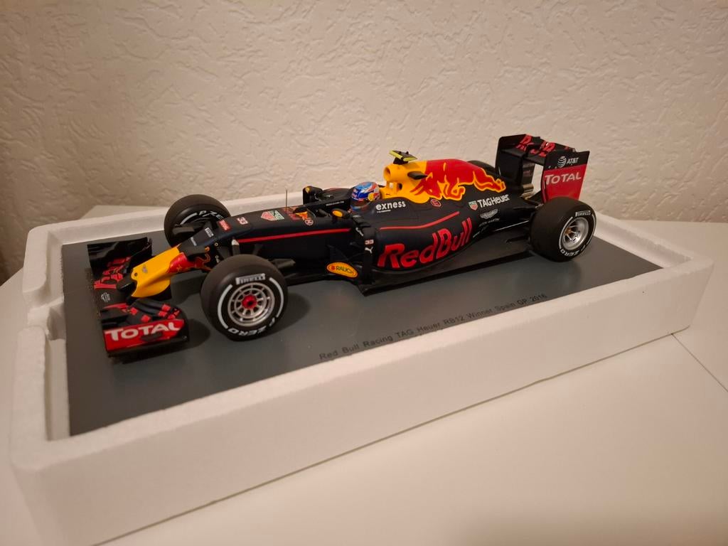 max verstappen barcalona 2016, Hobby en Vrije tijd, Modelauto's | 1:18, Ophalen of Verzenden, Nieuw, Auto, Overige merken