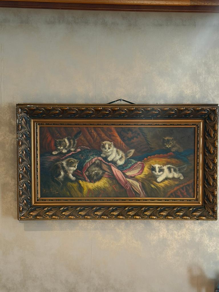 Katjes schilderij, Ophalen of Verzenden