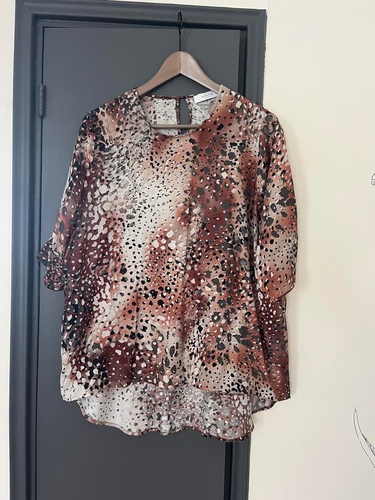 Roseanna Viscose Zijde Blouse Maat 42 - Zo goed als nieuw, Ophalen of Verzenden, Zo goed als nieuw, Maat 42/44 (L)