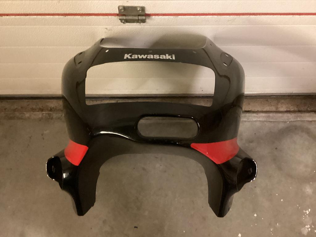 Topkuip KAWASAKI  ZZR 1100 1990/1992, ZWART/ROOD, Motoren, Onderdelen | Kawasaki, Ophalen of Verzenden