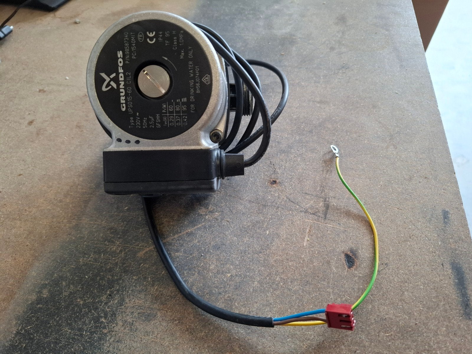 Grundfos UPSO15-60 CIL2 circulatiepomp, werkend verwijderd, Ophalen of Verzenden