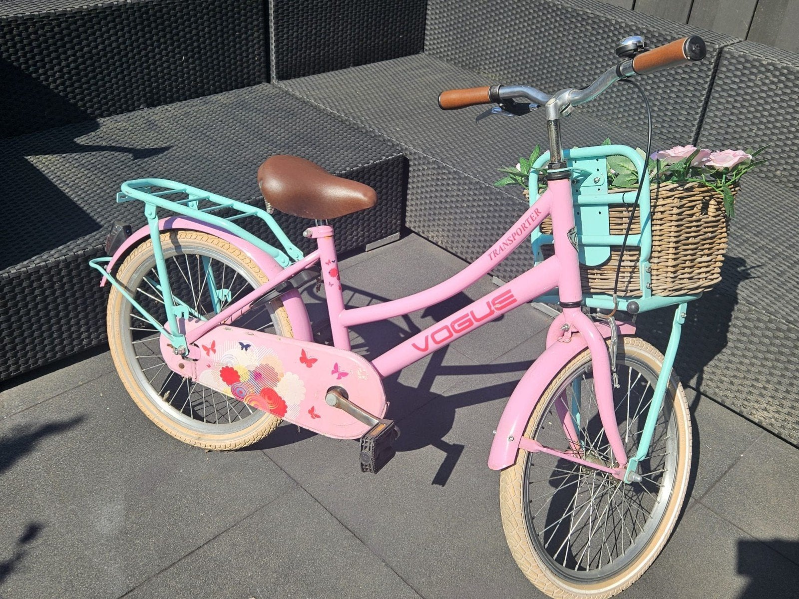 Vogue Transporter kinderfiets 20 inch - Roze Doe een bod, Ophalen