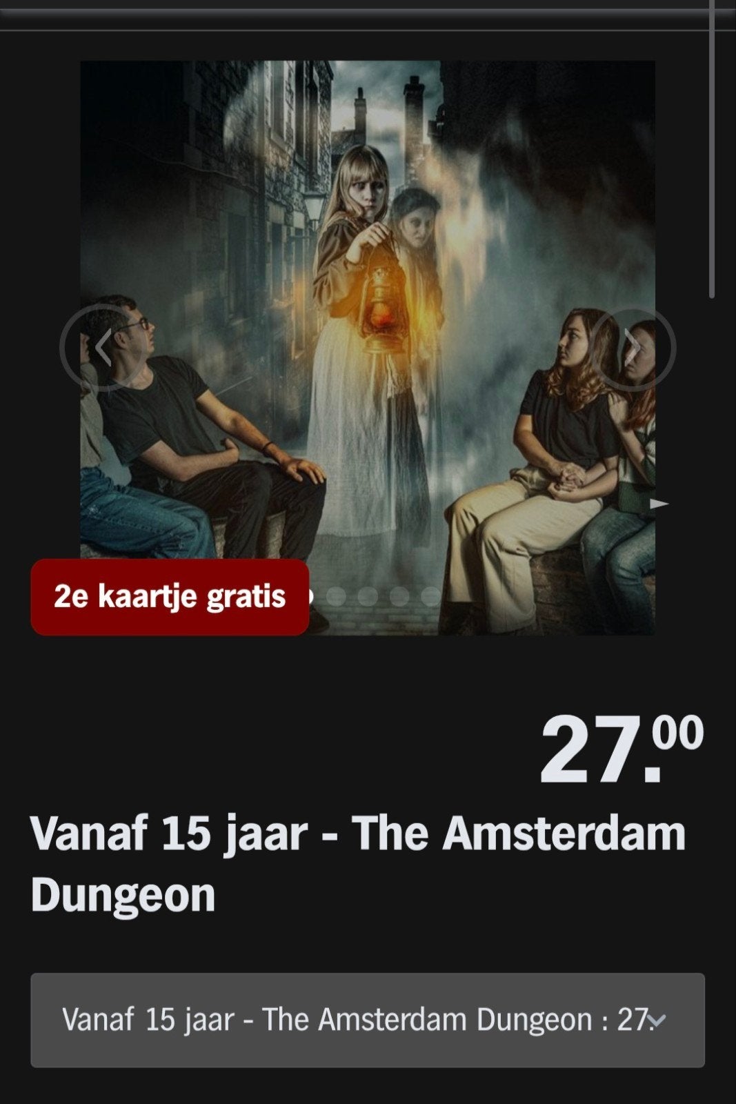 THE AMSTERDAM DUNGEON ♡ 2e kaartje gratis (AH SPAARKAARTEN), Overige typen