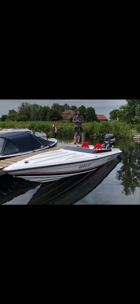 Speedboot Warrior met Evinrude E-TEC 250 G1 en trailer, Overige merken, Ophalen of Verzenden, Zo goed als nieuw, 200 pk of meer