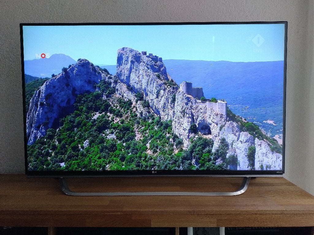 LG 55 inch 4K LED TV + 3D‑brillen + gratis NAD DVD‑speler, Audio, Tv en Foto, Televisies, Ophalen, LED, Zo goed als nieuw, 100 Hz