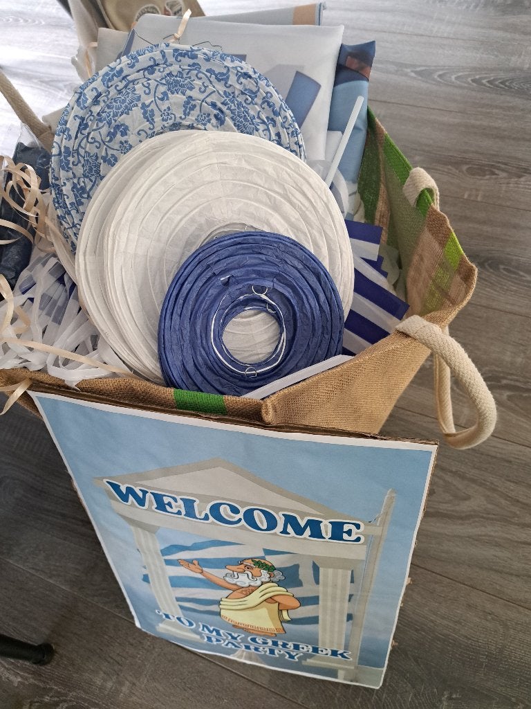 Decoratie Grieks feest, Ophalen, Gebruikt, Versiering, Verjaardag