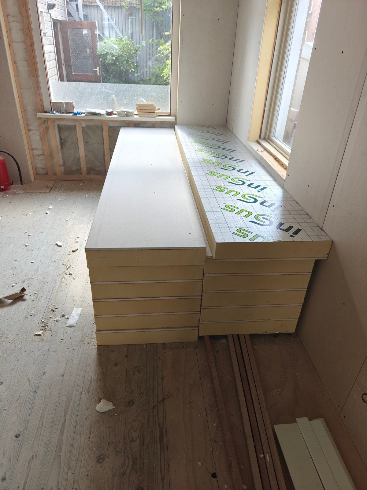 12 st. PIR + Gips AK isolatieplaten 2600x600x100+12,5mm, Ophalen, Dakisolatie, Nieuw, Hardschuim (Pir)