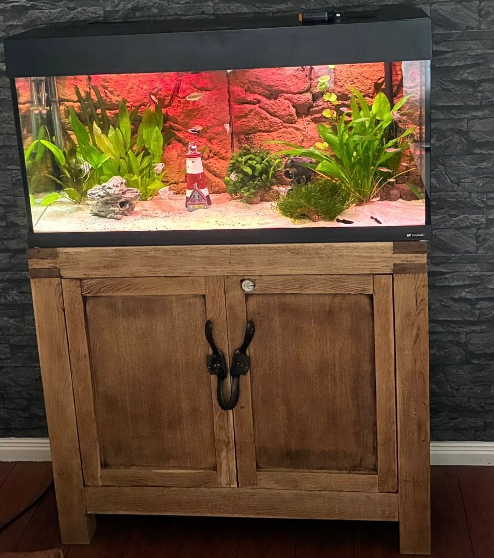 Ferplast aquarium 200 liter met meubel, Dieren en Toebehoren, Ophalen, Gebruikt, Overige merken, Leeg aquarium