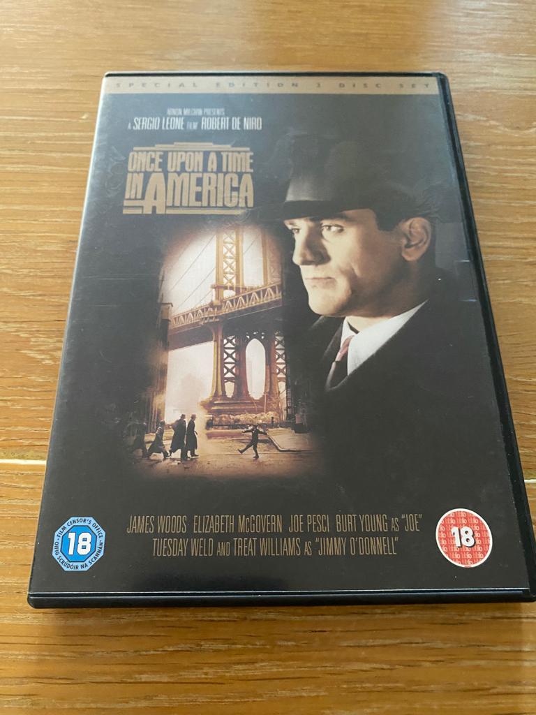 Once Upon A Time In America DVD (Robert DeNiro/Sergio Leone), Alle leeftijden, Ophalen of Verzenden, Zo goed als nieuw, Maffia en Misdaad