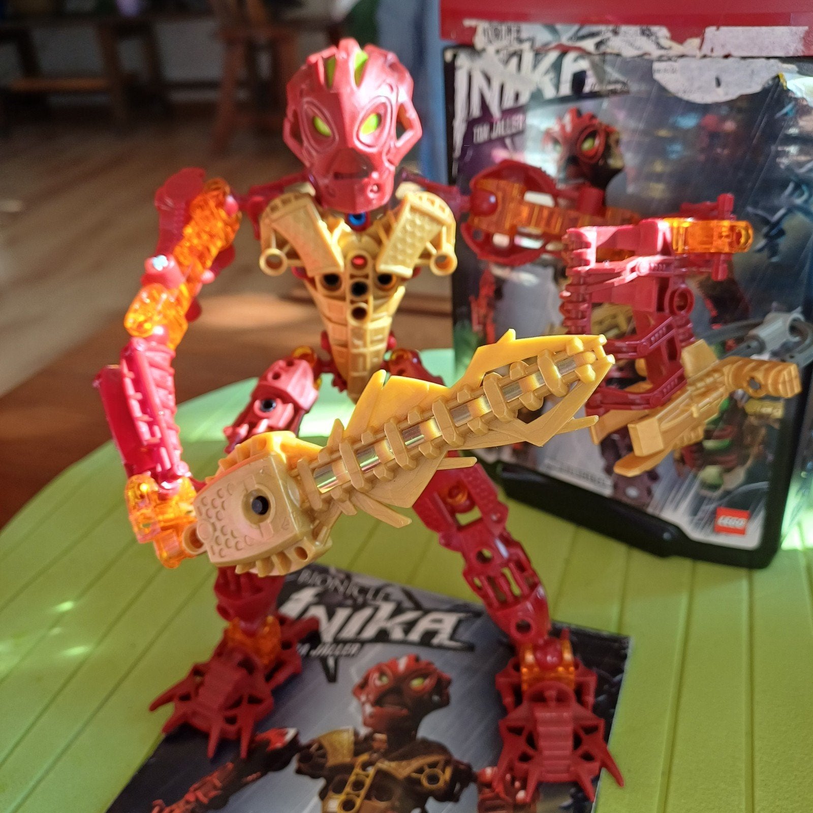 Lego Bionicle Inika Toa Jaller (8727) compleet met doos, Inclusief instructies, Bionicle, Lego, Ophalen of Verzenden