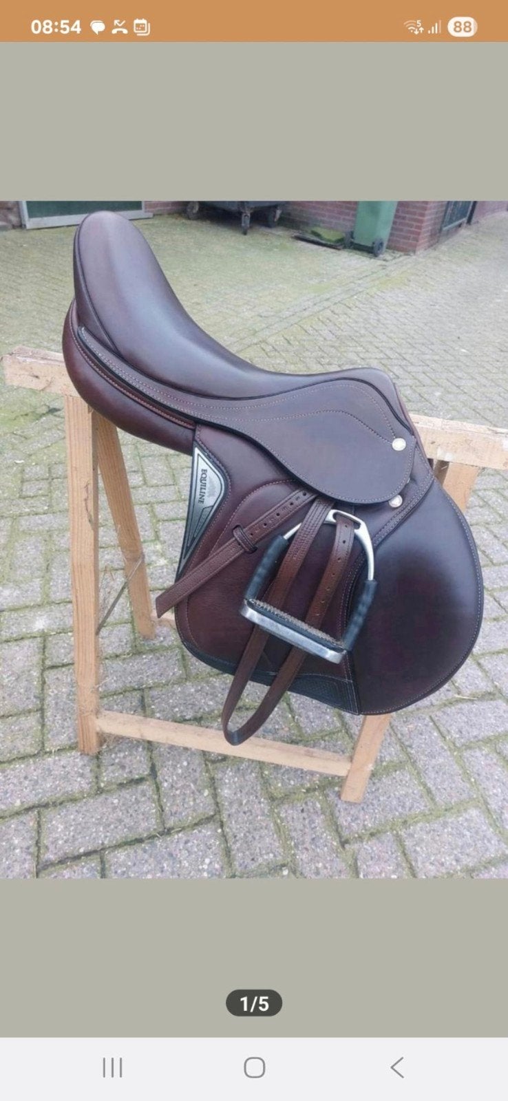 springzadel prestige equiline nick stelton zgan, Ophalen, M (17 inch), Prestige, Springen