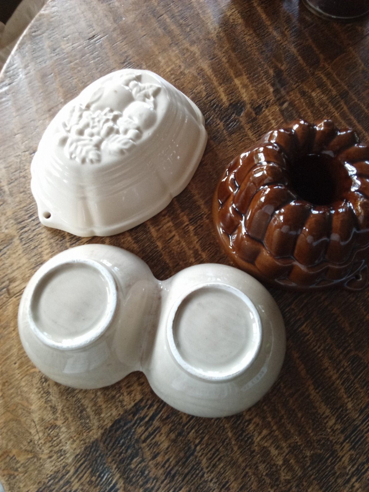 Vintage Keramische Puddingvormen en Schalen Set, Antiek en Kunst, Ophalen