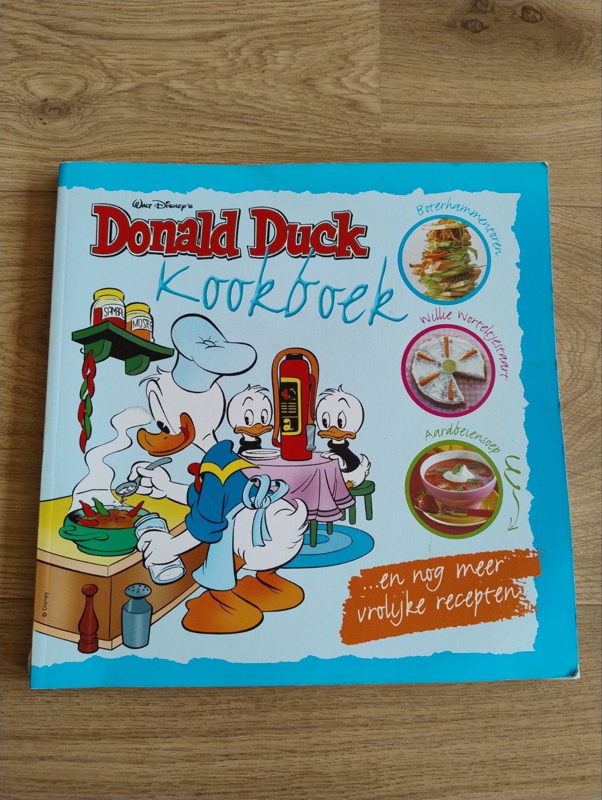 Donald Duck Kookboek: Vrolijke Recepten voor Jong en Oud, Boeken, Gelezen, Hoofdgerechten, Walt Disney, Ophalen of Verzenden