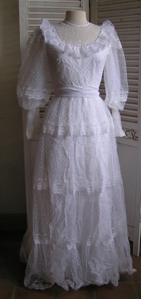 vintage trouwjurk nr XX 1212 gereserveerd lies, Kleding | Dames, Trouwkleding en Trouwaccessoires, Verzenden, Zo goed als nieuw