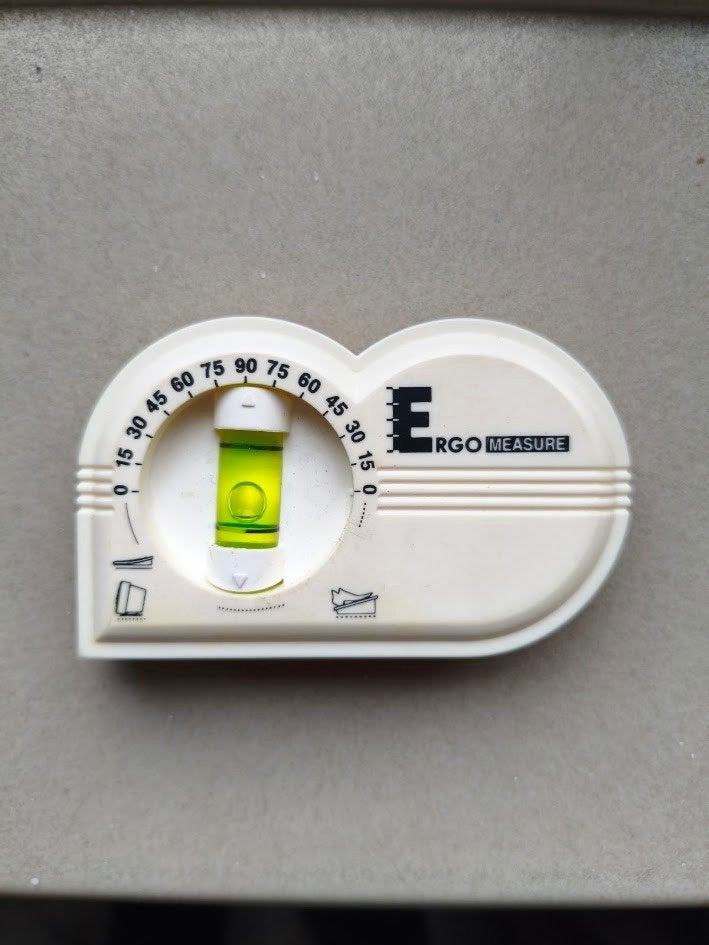 Ergo measure hellingsmeter ( inclinometer ), Ophalen of Verzenden, Gebruikt, Overige meters