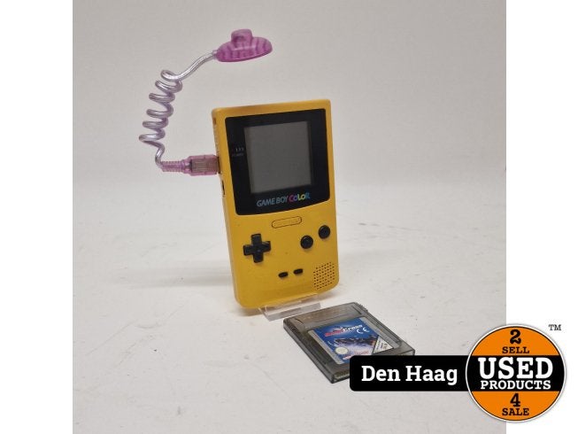Nintendo Gamboy Color Geel | Incl Game en lamp, Nintendo, Zo goed als nieuw, Support@nintendo.com, 11-1 Hokotate-cho, Kamitoba, Minami-ku
Kyoto 601-8501
Japan
