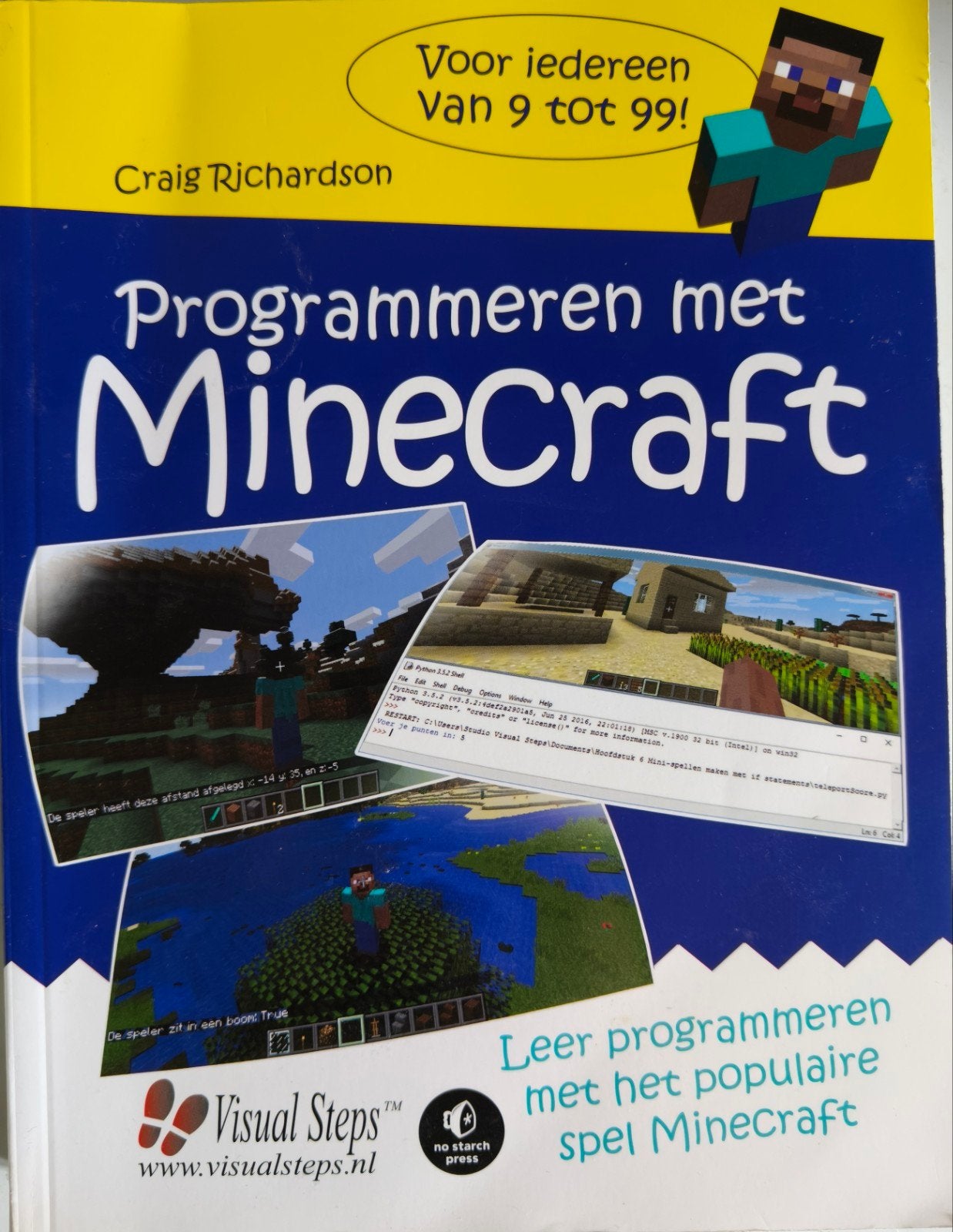 Programmeren met Minecraft - Leer Python, Boeken, Studieboeken en Cursussen, Zo goed als nieuw, Overige niveaus, Beta, Ophalen of Verzenden