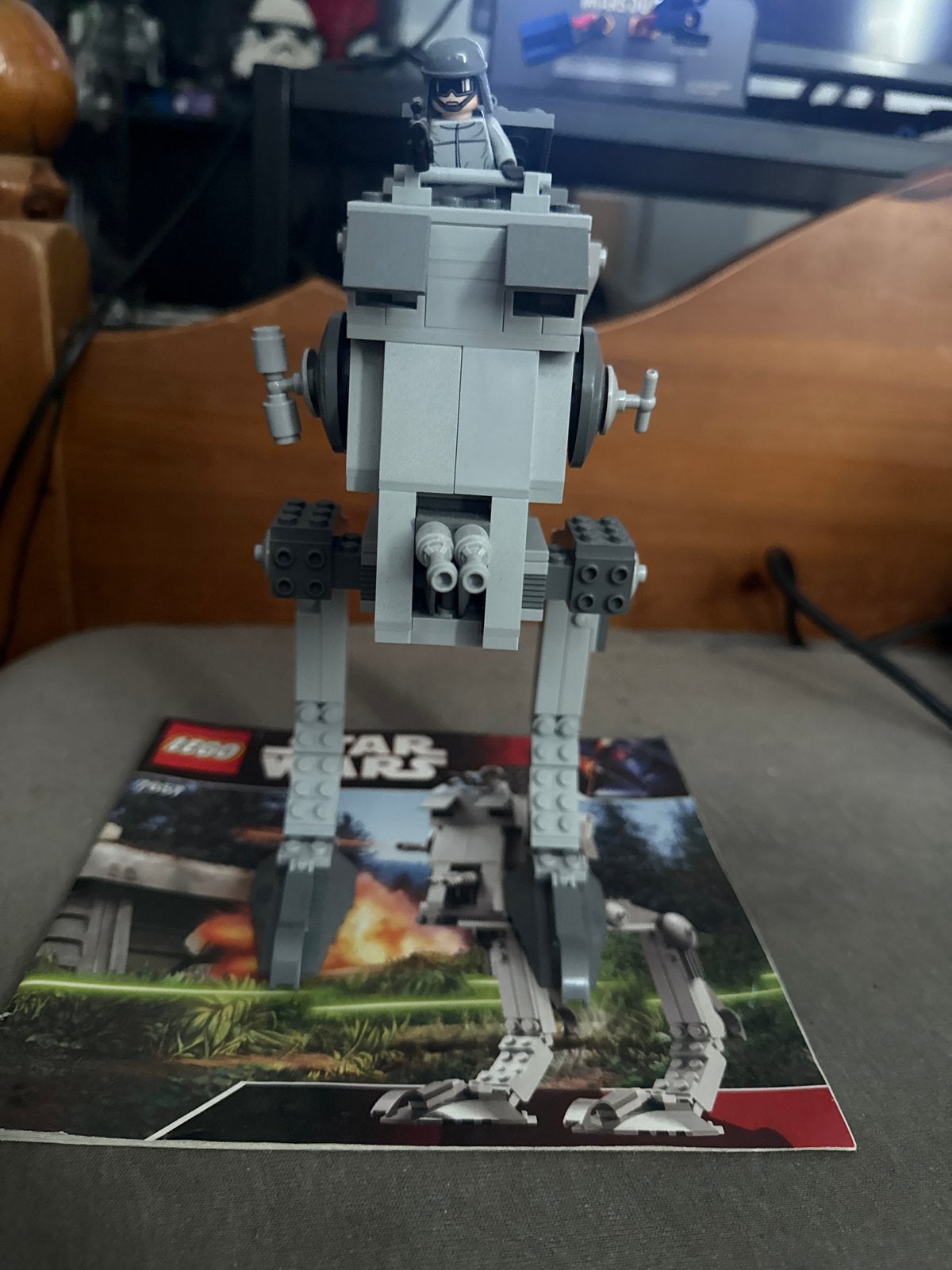 LEGO Star Wars AT-ST Walker met minifiguur (7657), Ophalen, Zo goed als nieuw, Overige merken