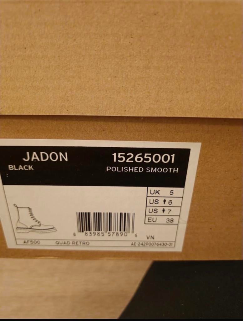 Dr Martens Jadon laarzen maat 38, Ophalen of Verzenden, Zo goed als nieuw, Zwart, Lage of Enkellaarzen