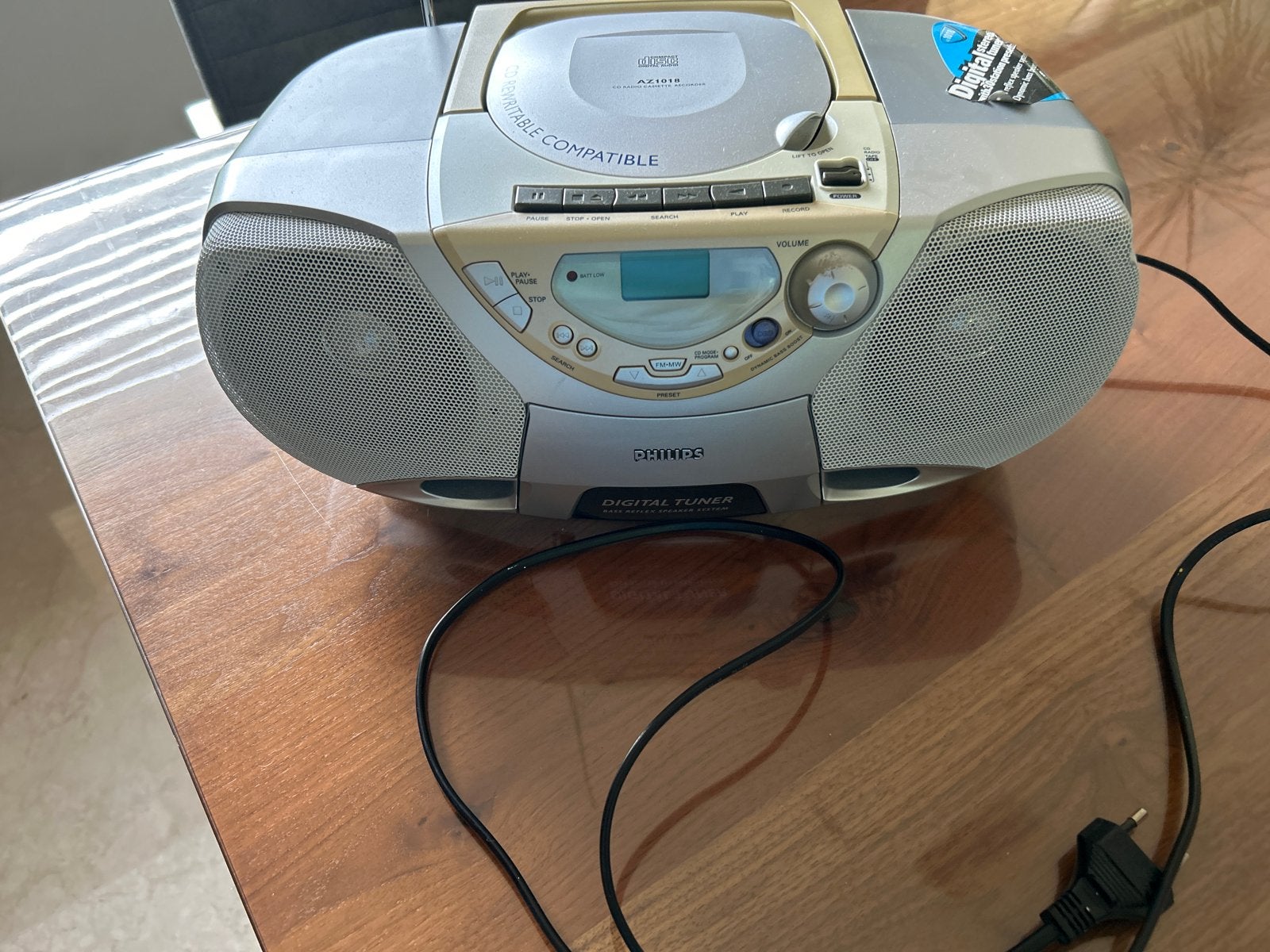 Philips CD-speler met radio en cassette-recorder, Ophalen, Gebruikt, Radio, Met cd-speler