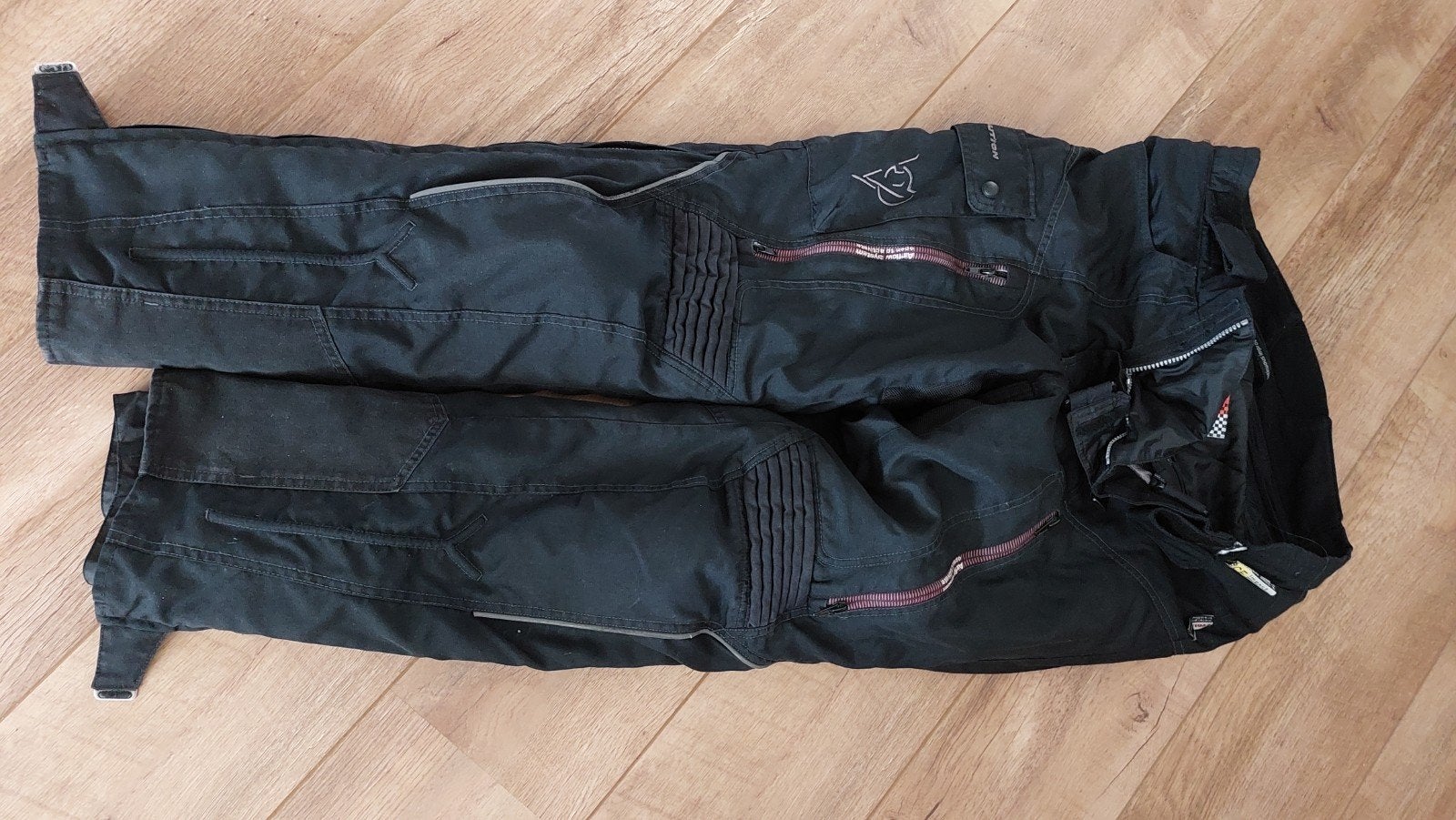 Motorbroek met protectie, uitneembare voering en waterdicht, Motoren, Kleding | Motorkleding, Ophalen, Tweedehands, Broek | textiel