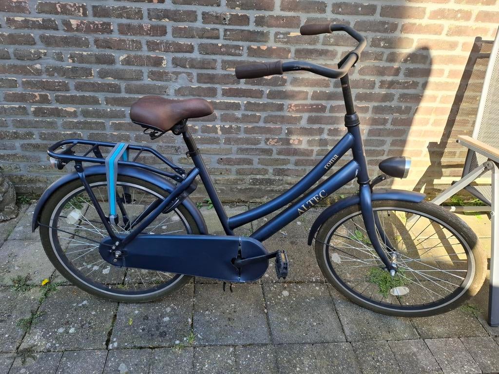 Meisjesfiets 24 inch - Altec Roma - Blauw, Ophalen, Altec, Versnellingen, Gebruikt