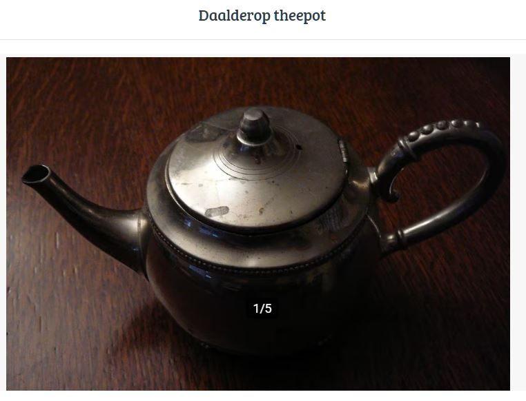 Daalderop Theepot, Huis en Inrichting, Ophalen of Verzenden, Gebruikt