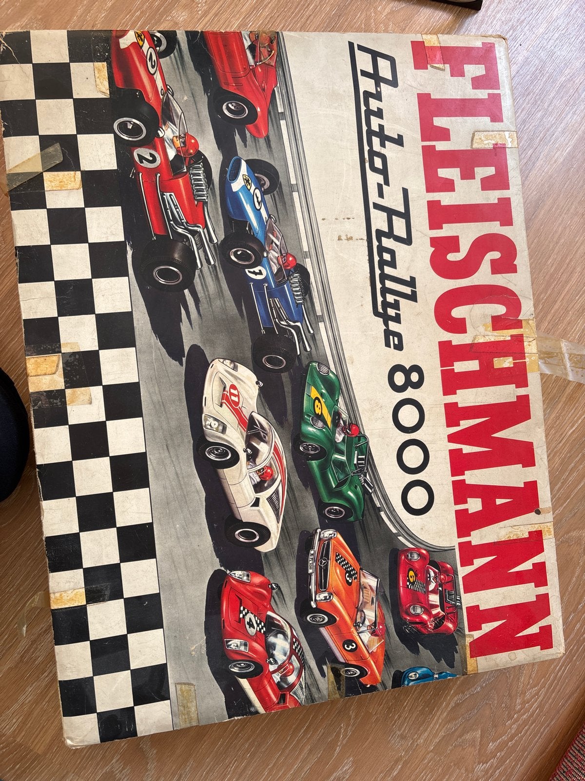 Fleischmann Auto-Rallye 8000 Racebaan - Vintage Set jaren 70, Fleischmann, Ophalen of Verzenden, Elektrisch, Racebaan