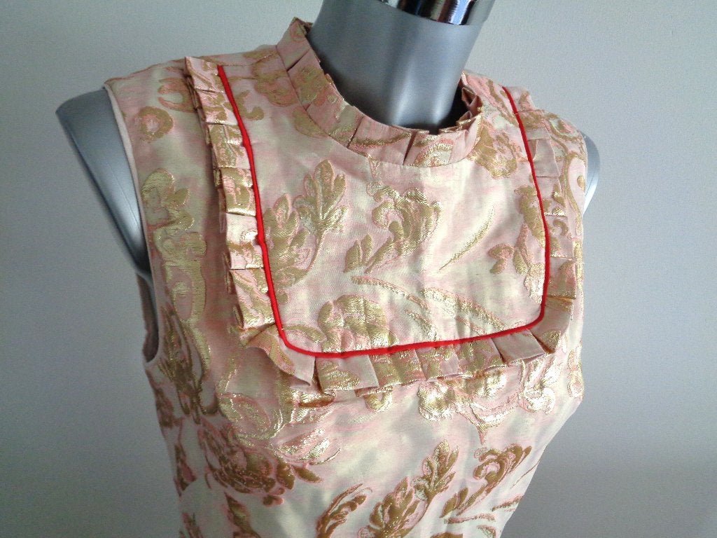 Sandro gouden jurk - mini dress maat 2 (36/38) Nieuw, Kleding | Dames, Overige kleuren, Sandro, Nieuw, Ophalen of Verzenden