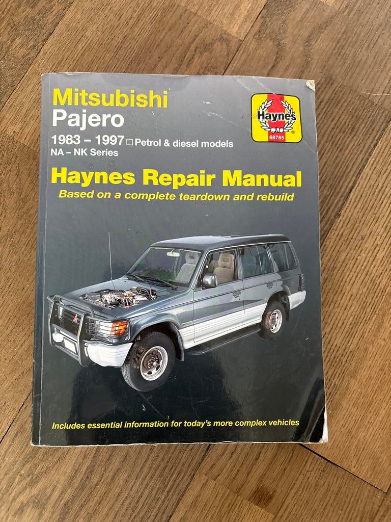 Haynes Reparatiehandleiding Mitsubishi Pajero (1983-1997), Boeken, Ophalen of Verzenden, Gelezen, Mitsubishi