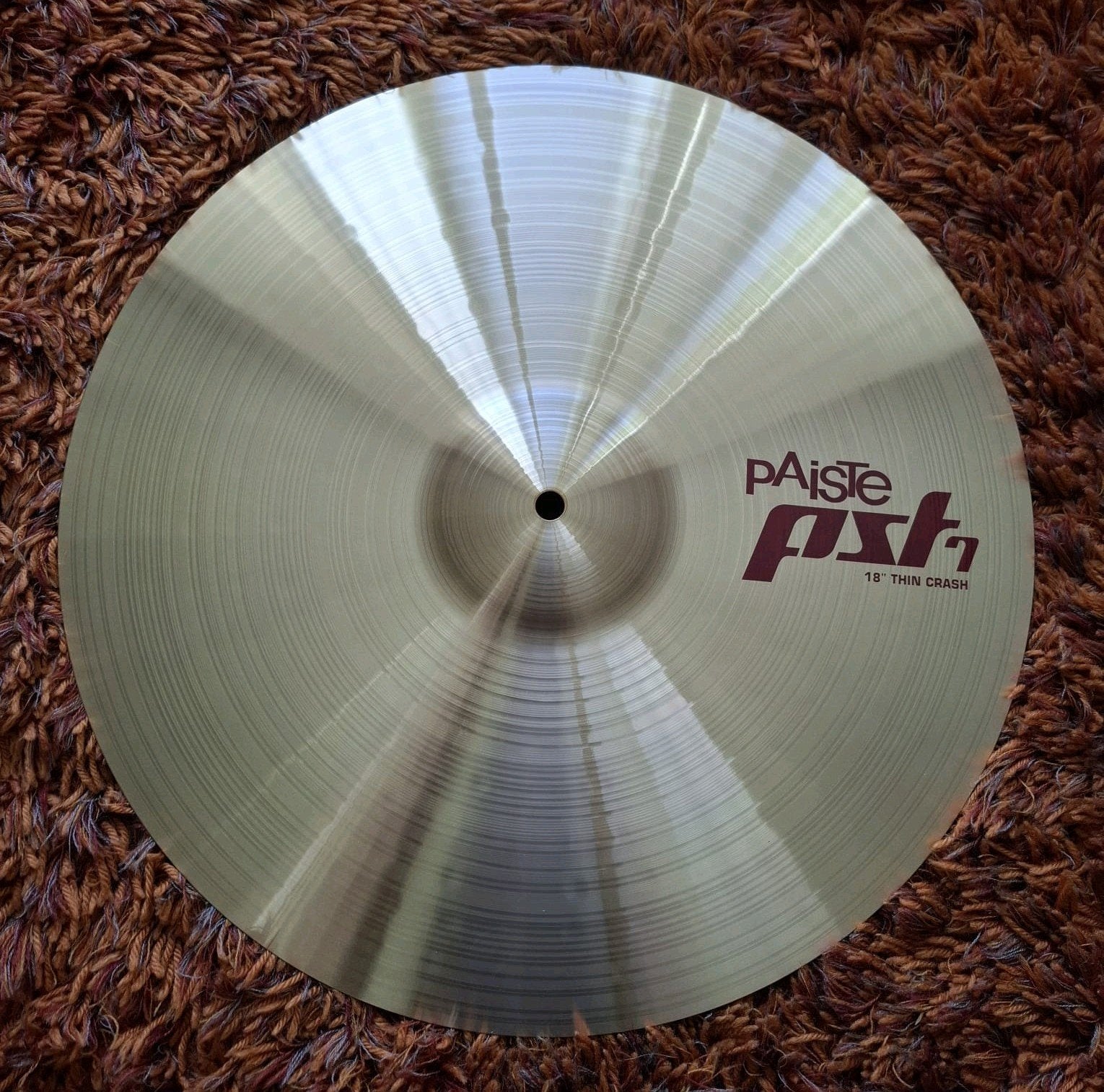 ZGAN Paiste PST7 18" Crash bekken / cymbal, Muziek en Instrumenten, ., Drums of Percussie, Ophalen of Verzenden, Zo goed als nieuw