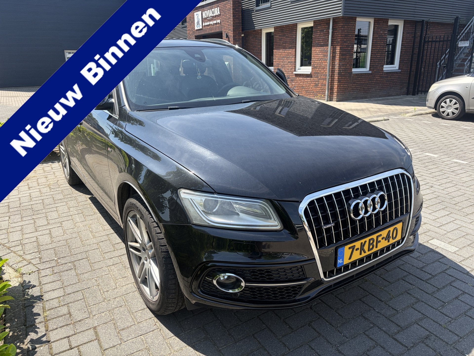 Audi Q5 2.0TFSI GEEN INRUIL MOGELIJK (bj 2013, automaat), Auto's, Gebruikt, Zwart, 4 cilinders, Zwart