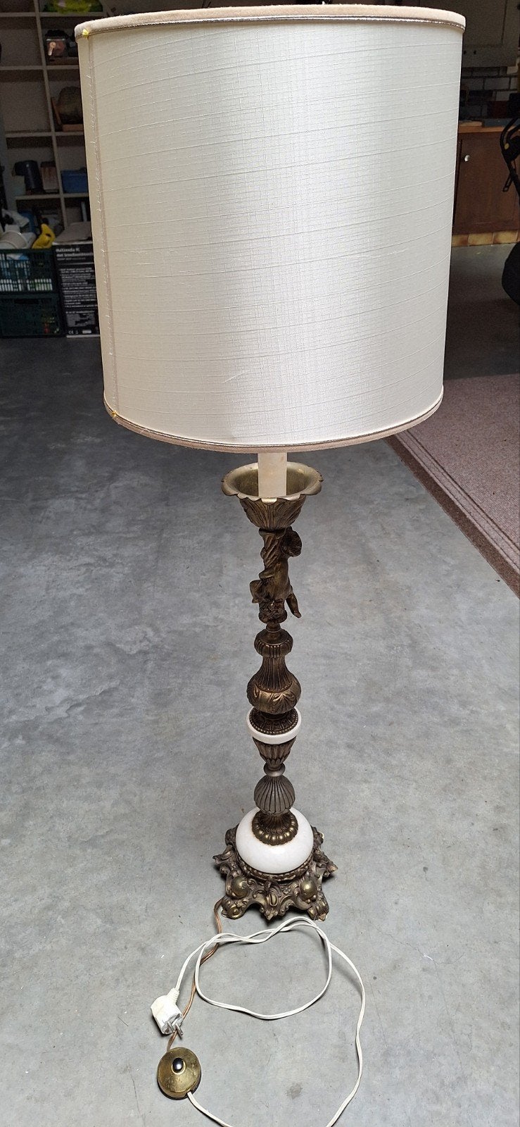 staande lamp 125 cm hoog., Huis en Inrichting, Ophalen, Dimbaar, Gebruikt, 100 cm