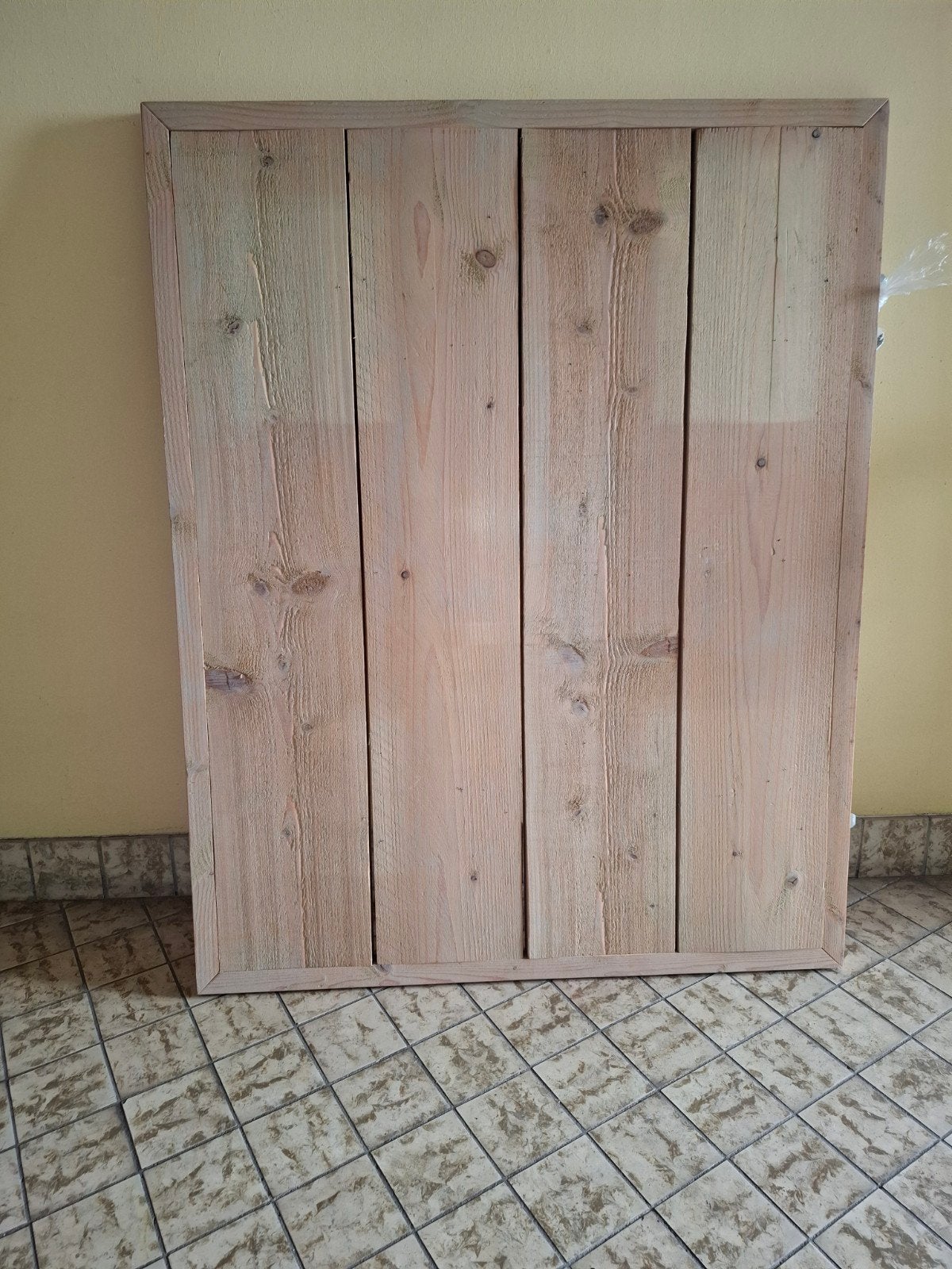 Steigerhout wandbord., Huis en Inrichting, Woonaccessoires | Wanddecoraties, Ophalen