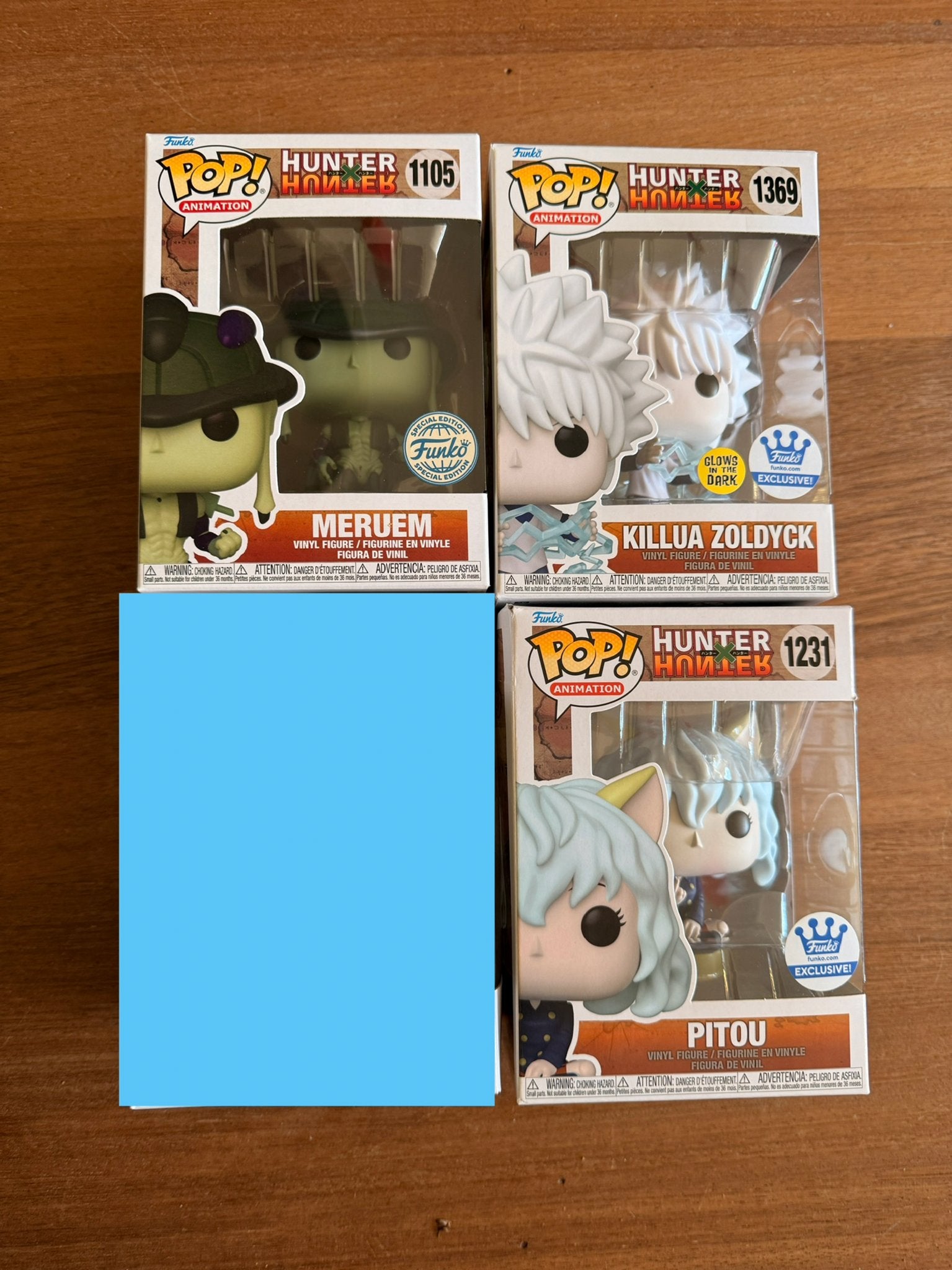 Funko Pop! Hunter x Hunter Meruem, Killua, Pitou, Verzamelen, Ophalen of Verzenden, Nieuw